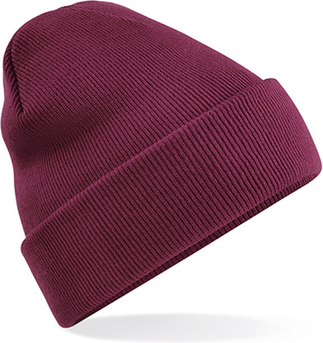 Beechfield 'Original Cuffed Beanie' Burgundy/Rood