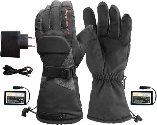 BARCHI Gants Chauffants pour Hommes et Femmes, Gants de Moto Rechargeables, Chauffe-Mains électriques, adaptés au Cyclisme d'hiver, au Ski, à la randonnée, à la Course à Pied, au Travail, etc