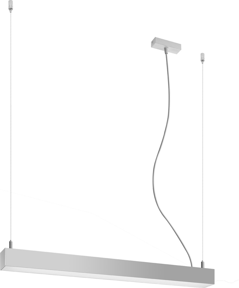 Light Your Home Clarissa Hanglamp - Modern - Aluminium - 1xLED - Woonkamer - Eetkamer - Grijs