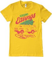 Stranger Things Heren Tshirt -XL- Season's Eatings Goudkleurig