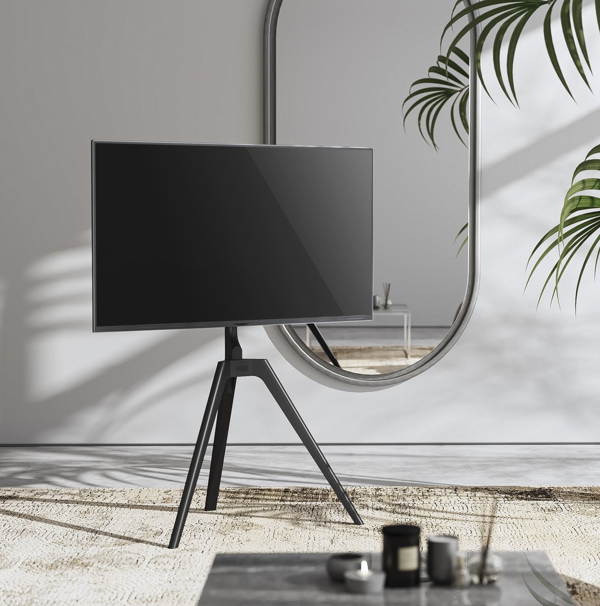 Tv vloerstandaard statief studio schildersezel design