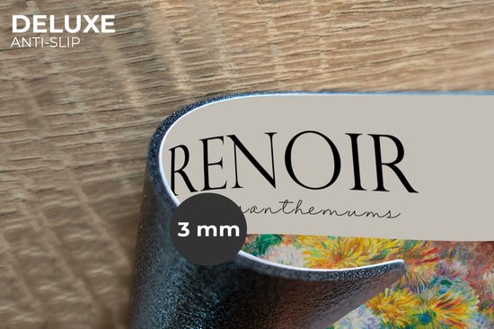 Set de table - Peinture - Renoir - Bouquet - 45x30 cm - 6 pièces