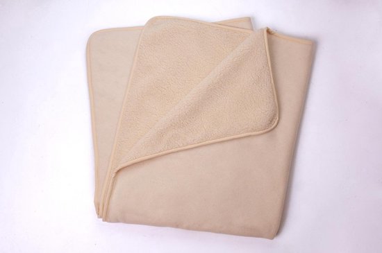 Merino Wool Beddengoed, natuurlijk beddengoed WOOLMARK wollen matrastopper fleece laken natuurproduct, wollen onderdeken (140 x 200 cm