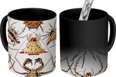 Magische Mok - Foto op Warmte Mokken - Koffiemok - Retro - Spin - Ernst Haeckel - Spinnen - Magic Mok - Beker - 350 ML - Theemok