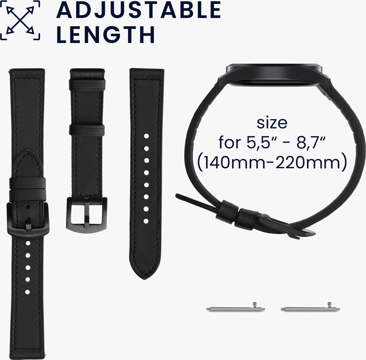kwmobile horlogeband voor Samsung Galaxy watch 5 / Watch 5 Pro Armband