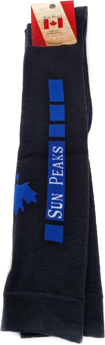 Sun Peaks - skisokken blauw- maat 37-40