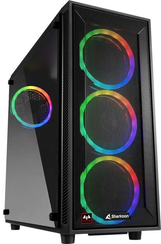 Pcman Gravity Triple RGB - AMD Ryzen 3 3200G - 8 GB geheugen - 240 GB SSD - Windows 11 Pro Pcman Gravity Triple RGB - AMD Ryzen 3 3200G - 8 GB geheugen - 240 GB SSD - Windows 11 Pro