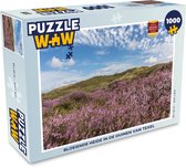 Puzzel Bloeiende heide in de duinen van Texel - Legpuzzel - Puzzel 1000 stukjes volwassenen