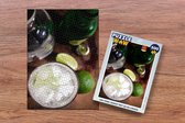 Puzzel Gin tonic gemixt met ijs en limoen - Legpuzzel - Puzzel 500 stukjes