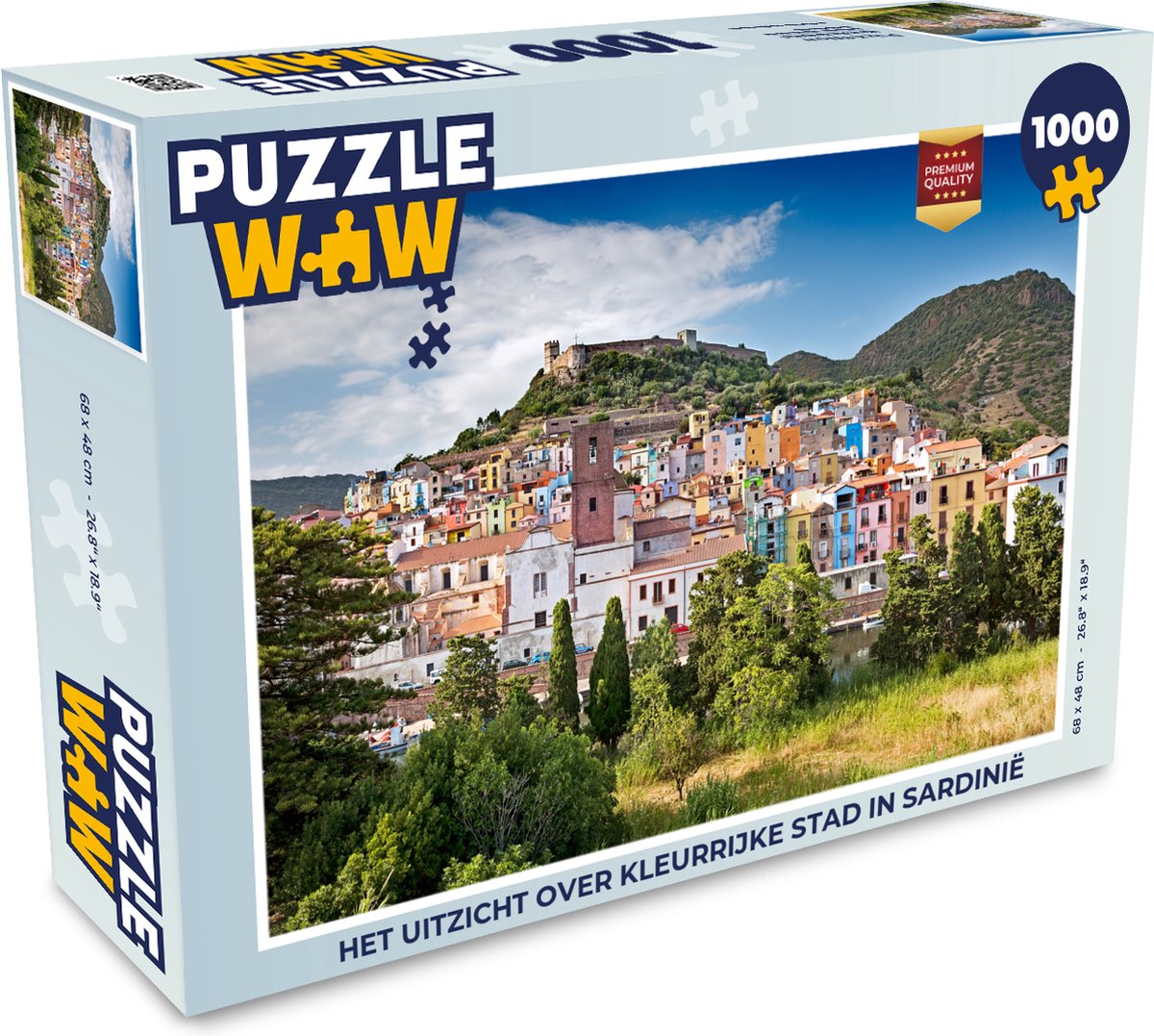 Clementoni - Puzzle 1500 pièces Collection de haute qualité Vue italienne,  Puzzle pour