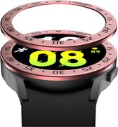 Strap-it Bezel ring tijd - Randbeschermer geschikt voor Samsung Galaxy Watch 5 44mm - roze