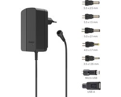 Hama 00223617 Stekkernetvoeding, instelbaar 3 V, 4.5 V, 5 V, 7.5 V, 9 V, 12 V 2.25 A 27 W