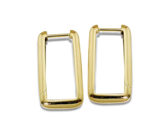 Jwls4u Boucles d'oreilles Eclipse Plaqué Or JE033G
