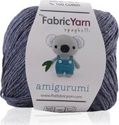 The Fabric Yarn - Amigurumi Garen - Baby Breigaren - 100% Katoen - 1 Stuk - Jeans - Slim Cotton Garen - 200 Meter