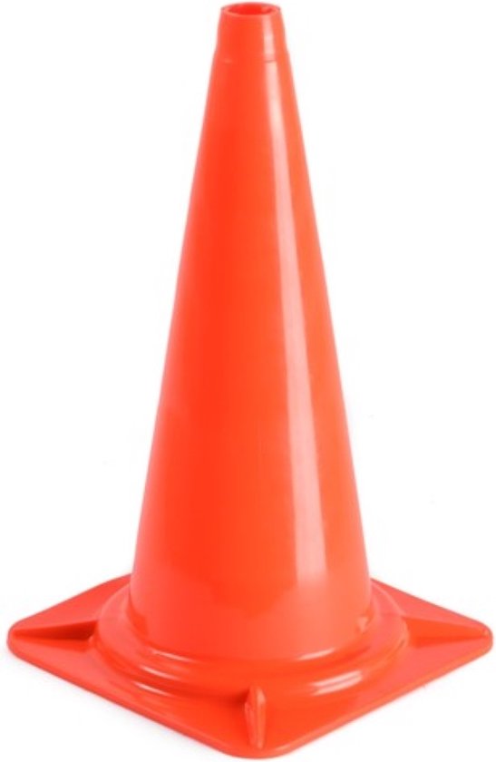 Verkeerskegel 50 cm PVC | Pionnen - Pylon - Kegel - Pilon - Pilonnen ...