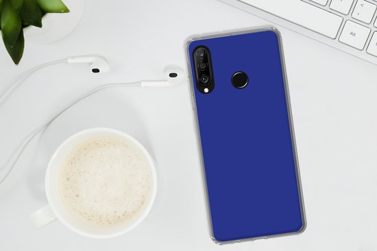 Coque Huawei P30 Lite - Blauw - Palette - Intérieur - Coque de téléphone en Siliconen