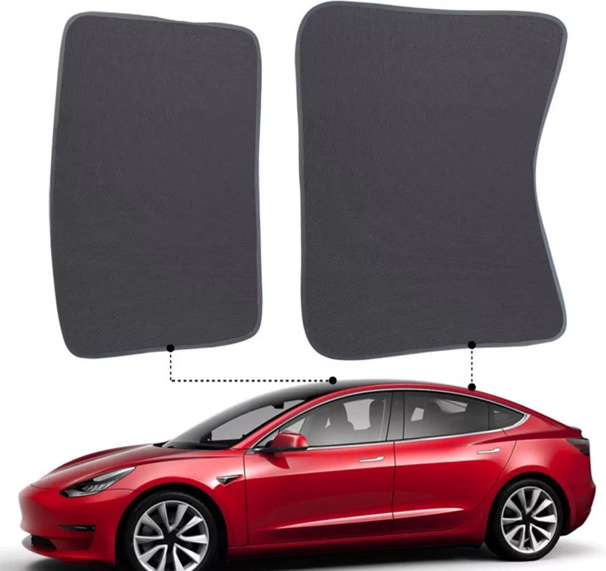  Cache Soleil fenêtre Voiture pour Tesla pour modèle 3