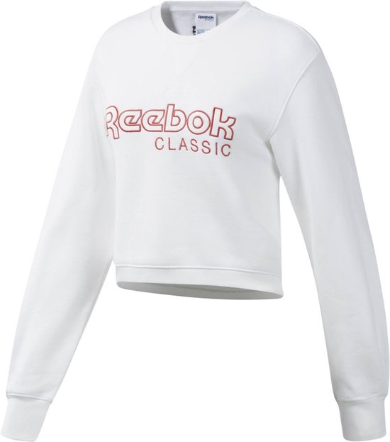 Reebok Cl Fl Reebok Crew Sweatshirt Vrouwen Witte M