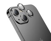 Hoco iPhone 14 / 14 Plus Camera Protector Tempered Glass Zwart