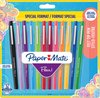 Paper Mate Flair-viltstiften | Medium punt (0,7 mm) | Diverse kleuren | 12 stuks