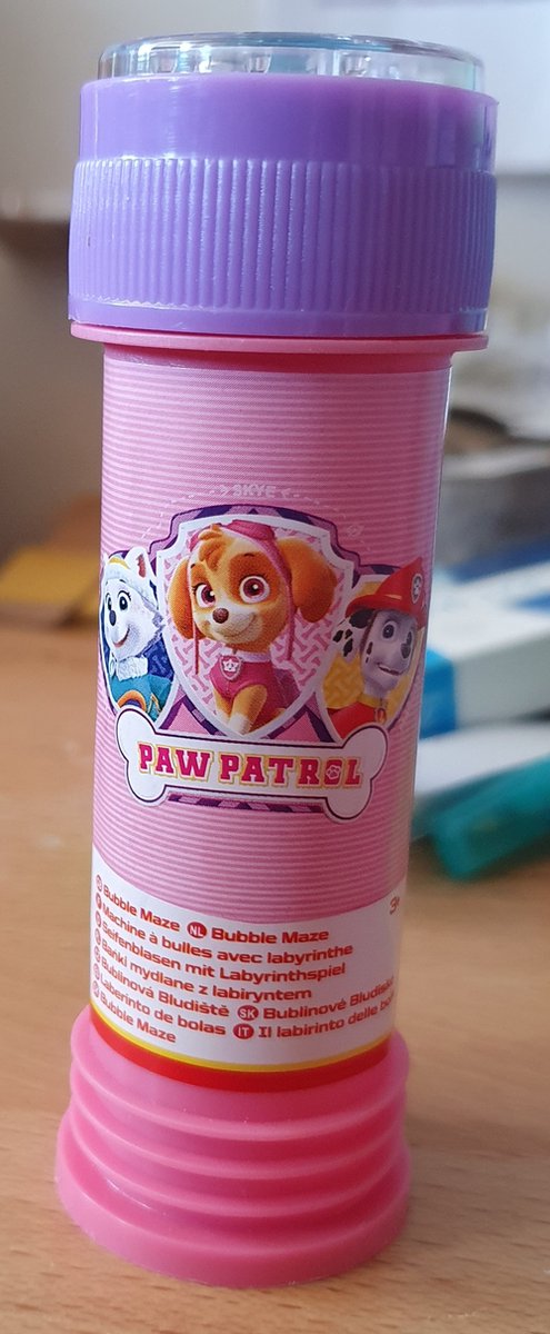 Paw Patrol -bellenblaas 50 ml - Skye