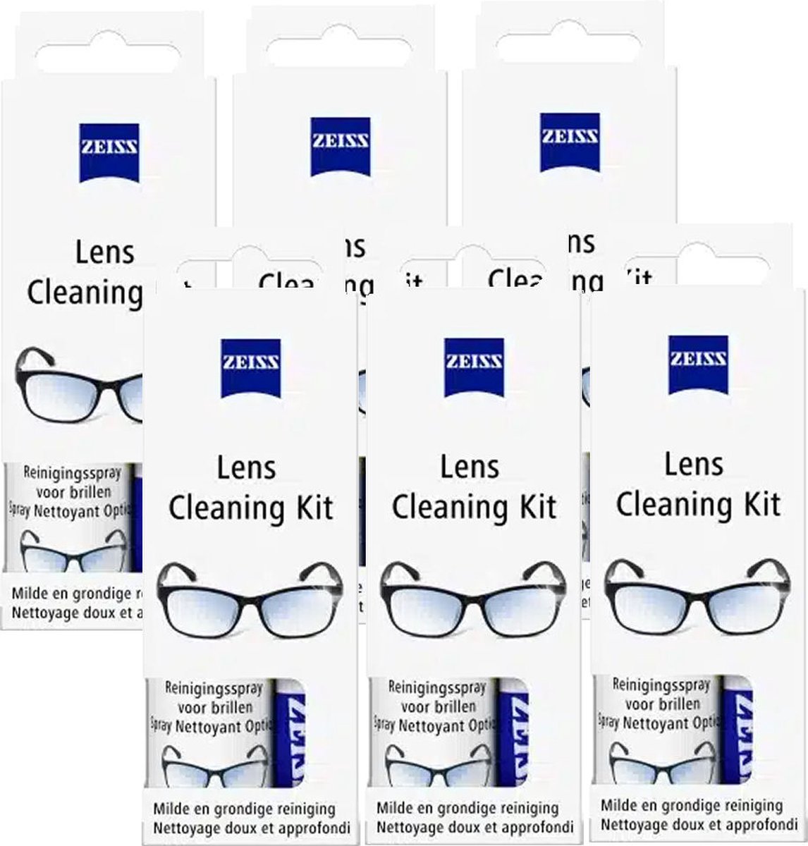 Zeiss - Reinigingsset voor brillen - 6 pak
