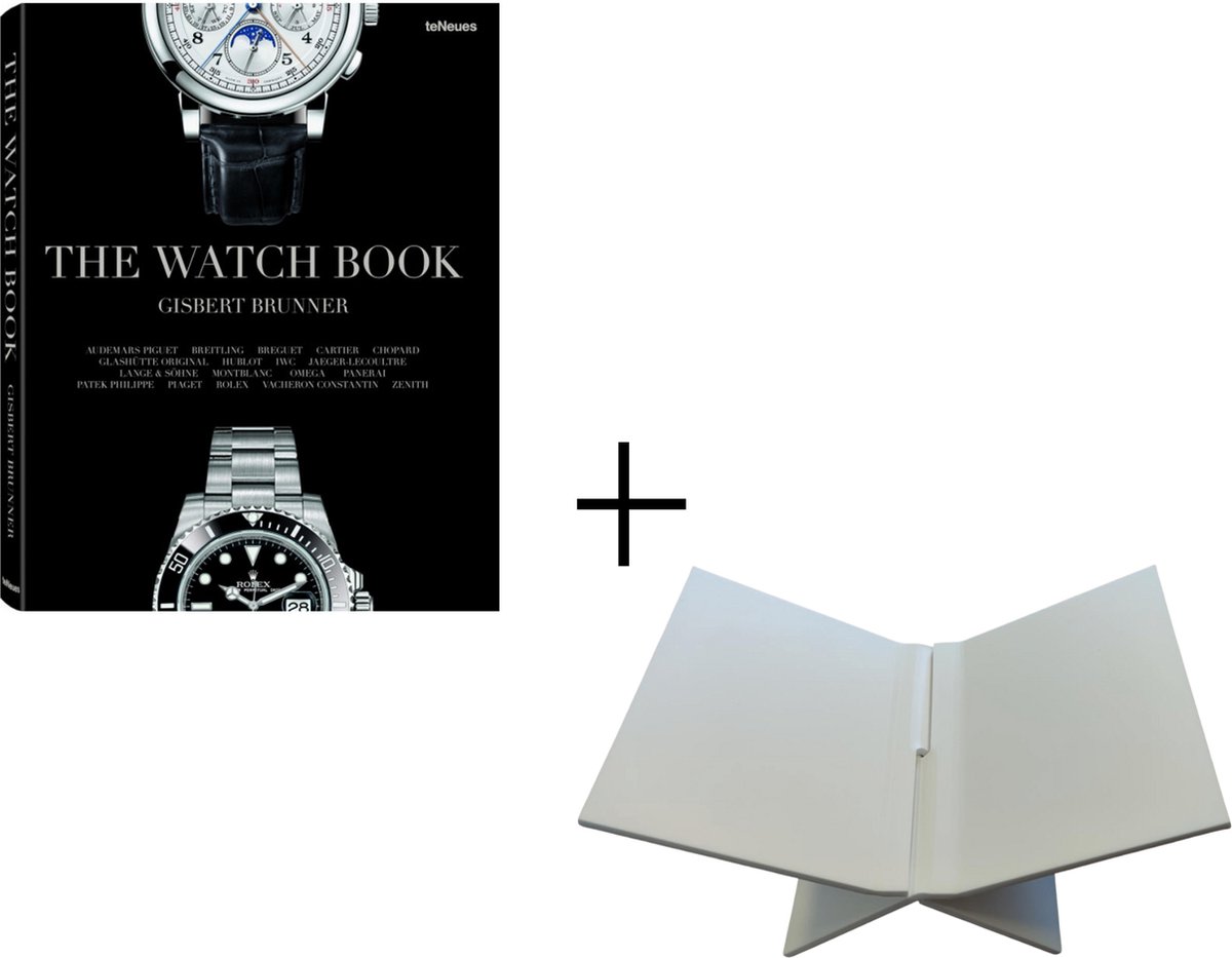The Watch Book + Boekenstandaard Wit - teNeues - Tafelboek