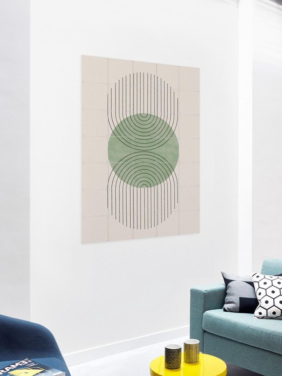 IXXI Perfect Point Green - Décoration murale - Abstrait - 80 x 60 cm