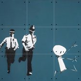 IXXI La Chasse - Banksy - Décoration murale - 60 x 60 cm