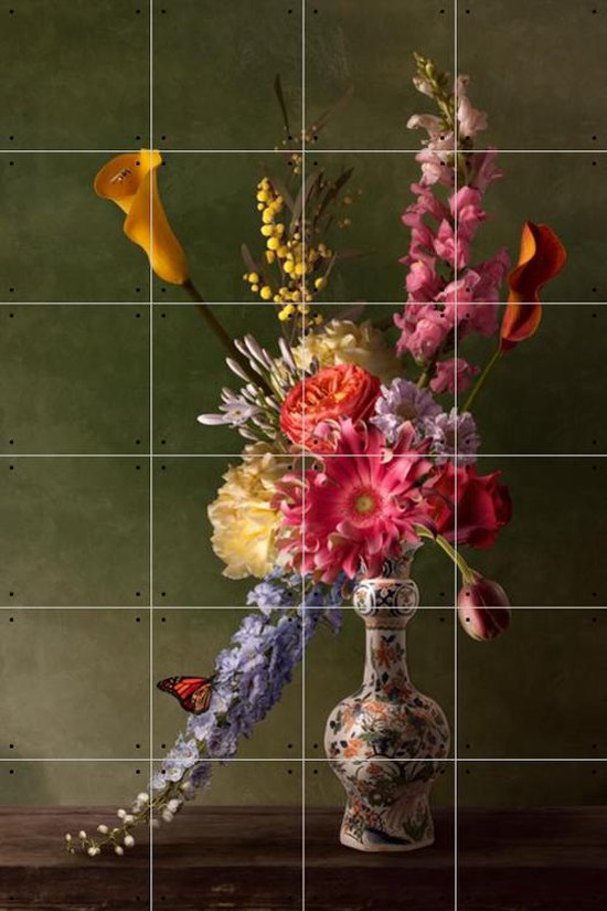 IXXI Flora Romance - Décoration murale - Fleurs et Plantes - 120 x 80 cm