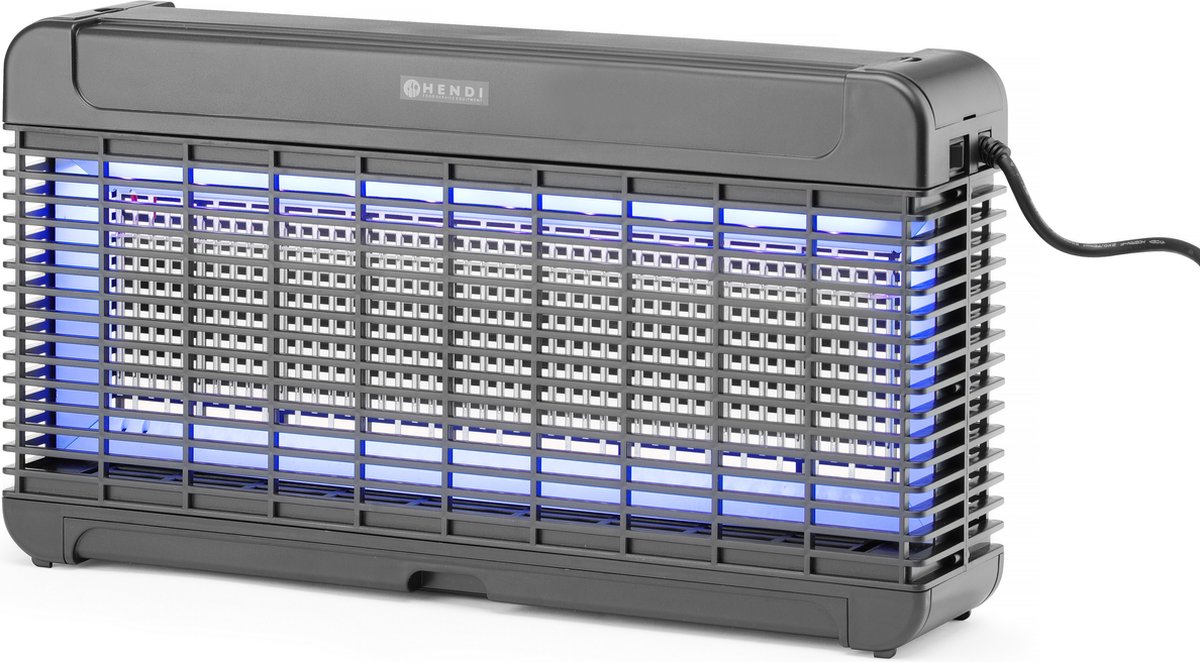HENDI insectenverdelger - uv-a led - 4000 v - 300 m² - 470x100x265 mm