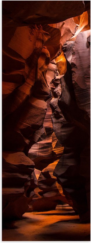 WallClassics - Poster Glanzend – Antelope Canyon - Arizona - 20x60 cm Foto op Posterpapier met Glanzende Afwerking