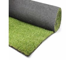 kunstgras - grastapijt - landscaping gras . voor op balkon - terras - camping - 4 mtr lang x 1 mtr breed - 20 mm -( summer ) inc 10 gronddoekpennen 20 cm