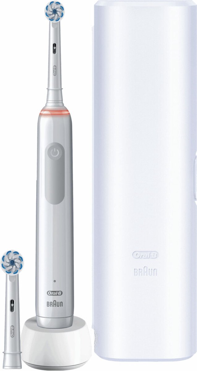Afbeelding 2 van Oral-B Pro 3 3500 - Elektrische tandenborstel - Wit