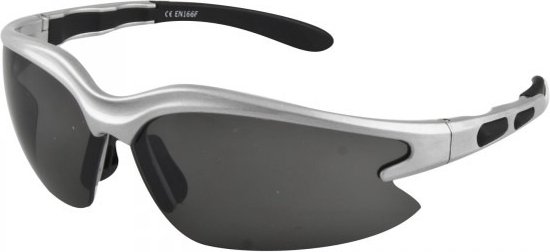 Veiligheidsbril - EN166 / EN172 - Grijs met zwart