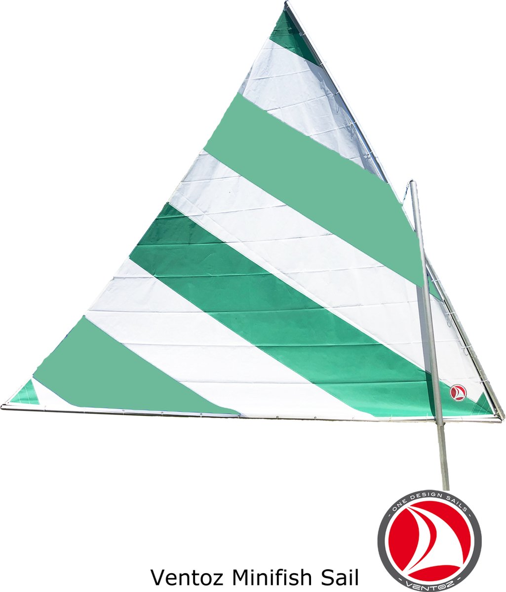 Sunfish zeil - Groen,Wit, Turquoise