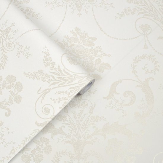 Laura Ashley - Papier peint intissé - Josette White - Papier peint non tissé