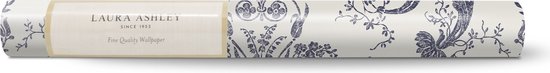 Laura Ashley - Papier peint intissé - Josette Off White & Midnight - Papier peint non tissé