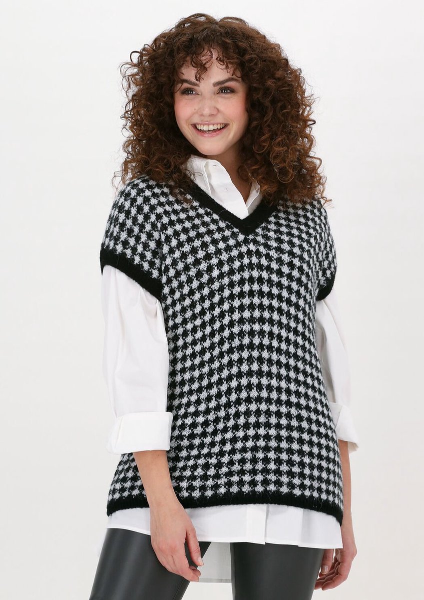 Simple Bridget Truien & Vesten Dames - Sweater - Hoodie - Vest- Zwart - Maat S