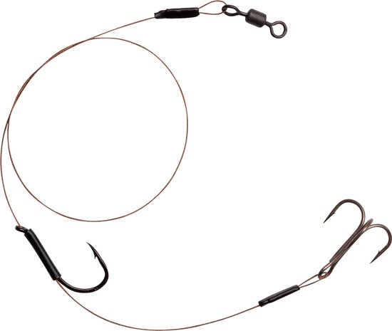 Spro Heavy Duty Baitfish Rig 7 x 7 - 30 cm - enkele haak + dreg - haakmaat 2 van Spro — afbeelding 4