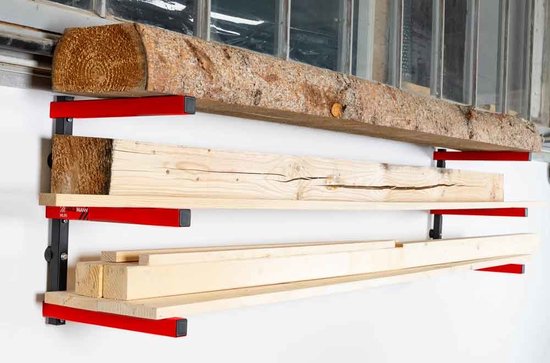 Verklaring Fascineren Afname Holzmann HLR1 Stalen ophangsysteem voor surfplanken of planken hout - 50  kg... | bol.com