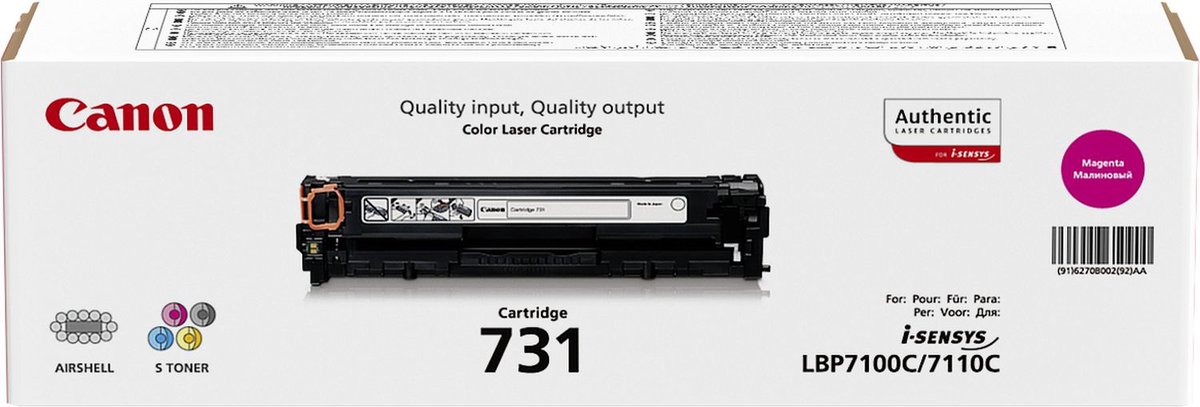 Canon 731M - Tonercartridge / Magenta