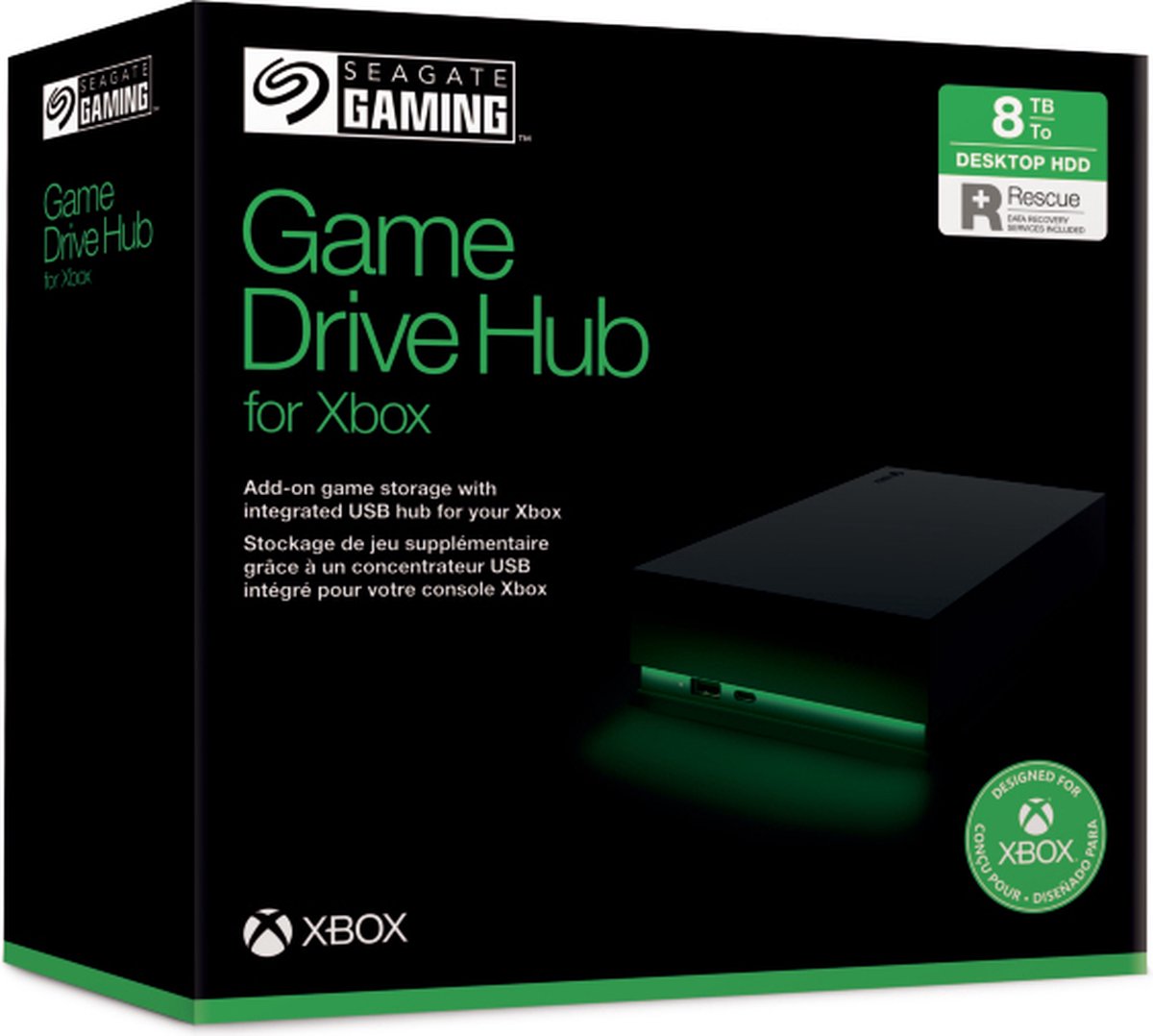 Seagate Game Drive Hub for Xbox - Externe Harde Schijf met Hub - 8TB | bol