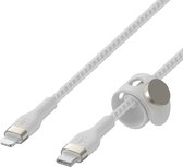 Belkin BOOST CHARGE™ Braided USB-C naar Apple iPhone Lightning - 2m - Wit