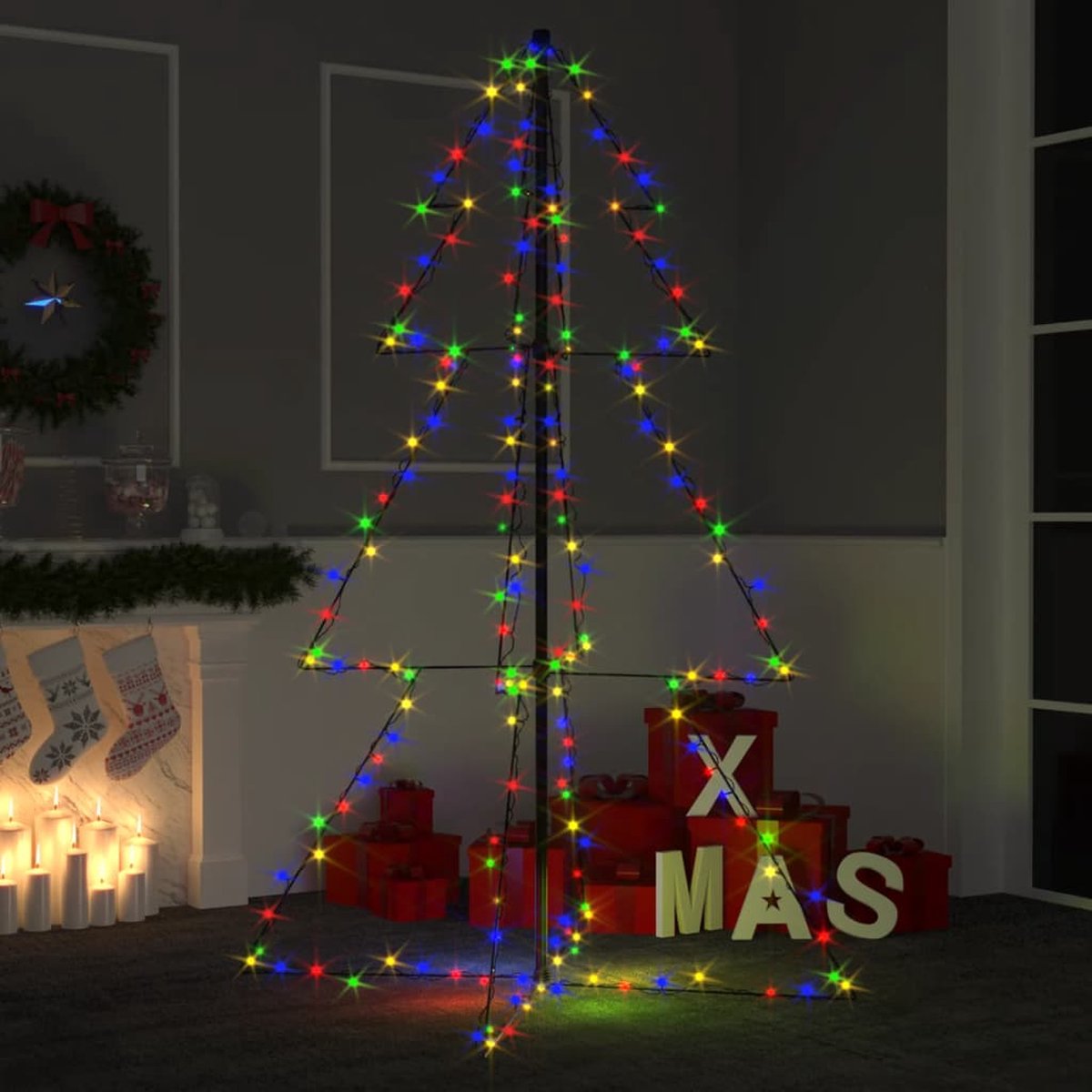 Prolenta Premium - Kegelkerstboom 200 LED's binnen en buiten 98x150 cm