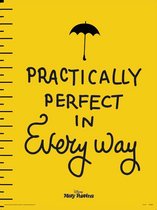 Mary Poppins Practically Perfect Art Print 30x40cm | Poster