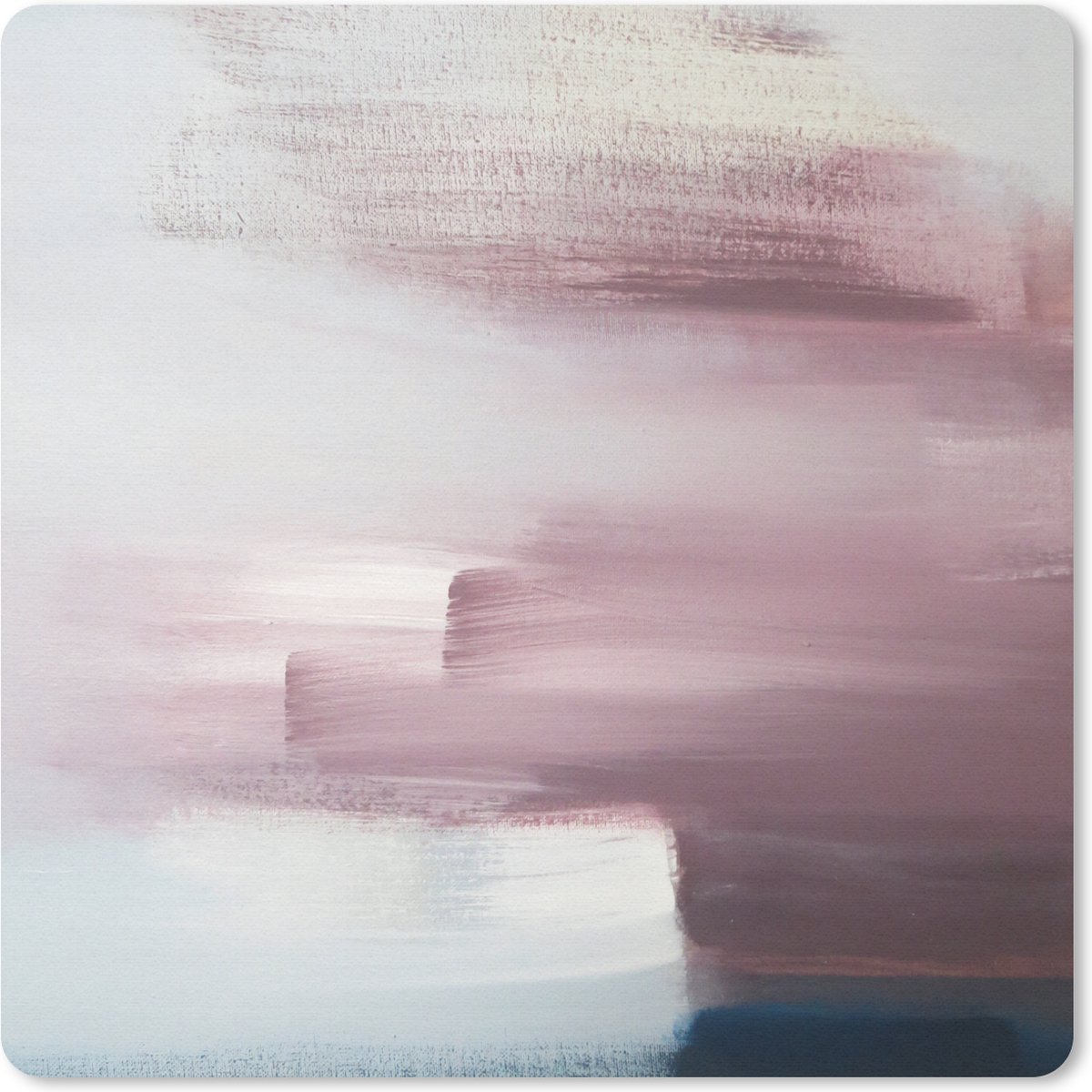 Muismat 20x20 cm - Mousepad Schilderij - Olieverf - Abstract - Muismatten