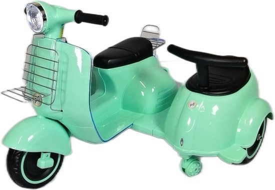 Voiture électrique enfant - Moto électrique - Avec side-car moto enfant -  Voiture