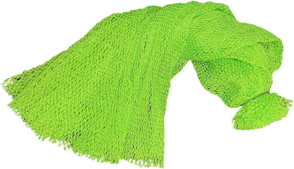 Afrikaanse netspons Neon groen - African net sponge Neon green - Ghanaian net sponge Sapo - Traditionele Ghanese scrub spons