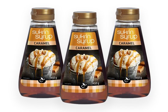 Sukrin Karamelsiroop - Voordeelverpakking 3 flesjes - Natuurlijke vervanger van (suiker)stroop